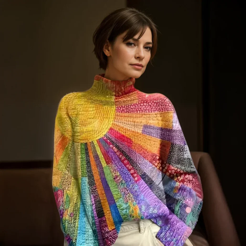 Azelina - スタイリッシュなカジュアルセーター